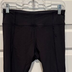 Lululemon Black Leggings with Scalloped ankles